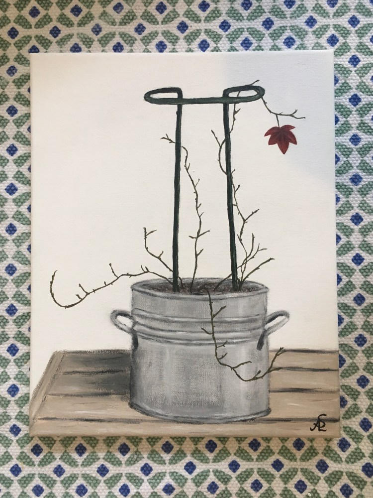 A winter version of my ivy plant